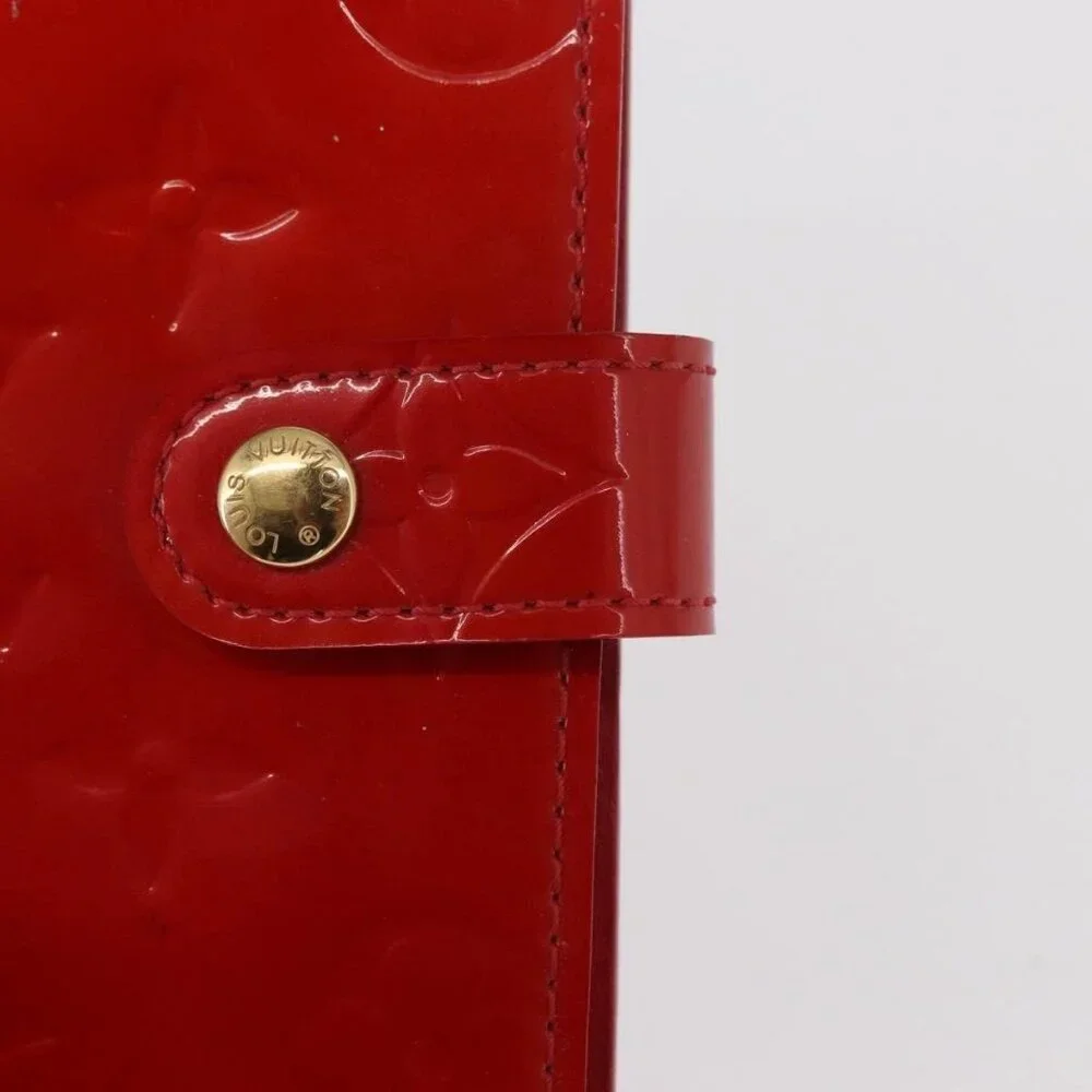 LOUIS VUITTON Monogram Vernis Agenda PM Day Planner Cover Red - Picture 15 of 16